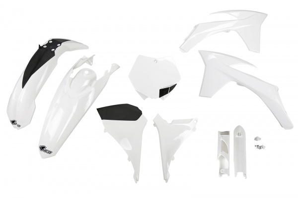 Full Plastic Kit white for Ktm SX 250 - SX 125 - SX 150 - SX-F 350 - SX-F 450 - SX-F 250 - XC 125 - XC 150 - XC-F 250 - XC 2...